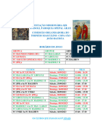 Horario Copa SJB