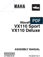 Yamaha Owners Manual VX110