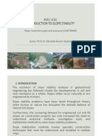 Slope Movement Types and Processes - 2nd Week