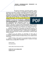 Agravo de Instrumento Contra Decisao Que Indefere JG Antes Contestação Daniel