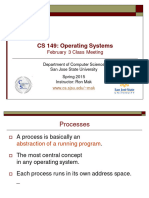 CS 149: Operating Systems: February 3 Class Meeting