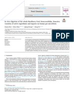 In Vitro Digestion of The Whole Blackberry Fruit - Bioaccessibility, Bioactive Variation of Active Ingredients and Impacts On Human Gut Microbiota