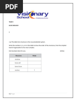 Year 9 Biology End Term Exam April 2022 Final Verified