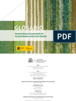 Glosario - Nomenclatura y Taxonomia de Principales Cultivos de España