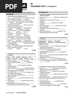 SO3 - B2 - Progress Test - 1A