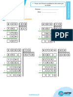 Division Posee A 2 Chiffres Corrige