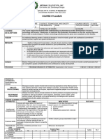 Syllabus in STS BSM 1