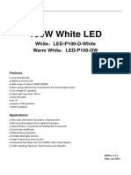 100W White LED