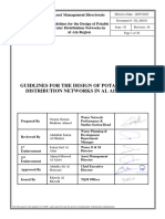 Guidelines For Design of Potable Water Distribution