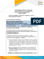 Guía de Actividades y Rúbrica de Evaluación Tarea 1 - Reconocimiento Del Curso