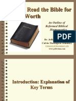 How To Read The Bible For All Its Worth (Updated)