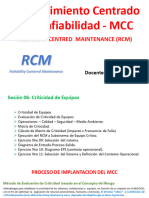 Sesión 06 - RCM Criticidad de Equipos