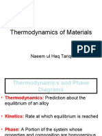 Thermodynamics of Materials