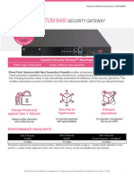 6400 Security Gateway Datasheet