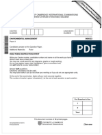 University of Cambridge International Examinations International General Certificate of Secondary Education