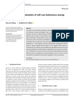 A Theory-Based Examination of Self-Care Behaviours Among Psychologists