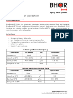 Epoxy Resin Systems Bhorbond® Epch - 2 Part Epoxy Saturant: Product Description