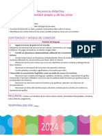 Secuencia Nombre Propio y de Los Otros - Practicas Del Lenguaje