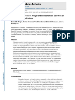 HHS Public Access: Multiplex Immunosensor Arrays For Electrochemical Detection of Cancer Biomarker Proteins