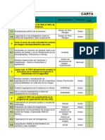 Carta Gantt de Prevencion