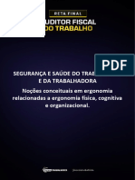 SEGURANÇA E SAÚDE DO TRABALHADOR E DA TRABALHADORA - Ergonomia