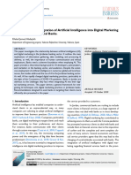 A Framework For Integration of Artificial Intelligence Into Digital Marketing in Jordanian Commercial Banks