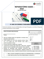 Simulado - Alunos 9 ANO - 2023