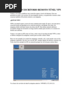 Conexión Escritorio Remoto Túnel VPN