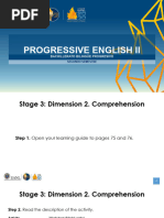 Progressive English II Activity UANL