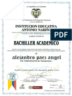 Diploma Bachiller