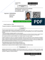 Folio: 57446: Aspirante: HERNANDEZ Mendoza Miriam