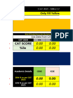 CAT 2023 Composite Score and Calls Predictor - Amiya