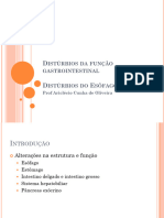 Distúrbios Da Função Gastrointestinal Esôfago