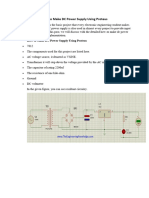 DC Power Supply Using Proteus