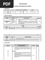 Sesion de Funciones y Caracteristicas Del Lenguaje