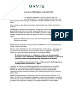 Estudio de Caso Terminación de Un Contrato