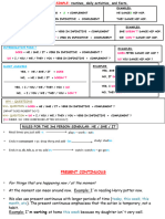 Present Simple, Present Perfect, and Present Continuous