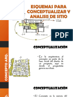 Esquemas para Conceptualizar y Análisis de Sitio