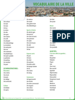 Vocactif Vocabulaire Ville A1 A2