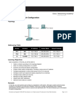 Lab 5 - Basic Switch Configuration