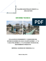 Evaluacion de Rendimiento y Condiciones de Sistema de Bombeo Utilizado Tecnicas Mantenimiento Predictivo Pedido S1530292