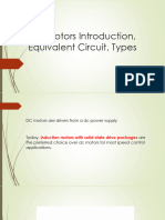 DC Motors Introduction, Equivalent Circuit, Types