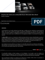 Limpieza Del Sistema de Combustible Buses Mercedes Benz Brasil