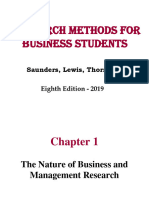 CH 1 - The Nature of Business and Management Research