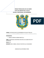 Estrategia Sanitaria Nacional de Alimentación y Nutrición