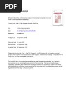 Bimaterial 3d Printing and Numerical Analysis of Bio-Inspired Composite Structures Under In-Plane and Transverse Loadings