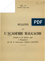 Bulletin de L'académie Malgache IV - 1905