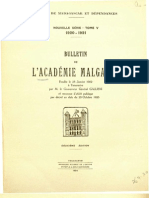 Bulletin de L'académie Malgache V - 1920-21