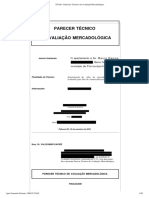 MODELO PTAM - Parecer Técnico de Avaliação Mercadológica