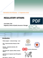 Regulatory Affairs Overview